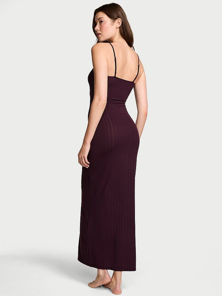 Victoria's Secret Sukienka długa maxi z modalu Ultra-Fine Slip