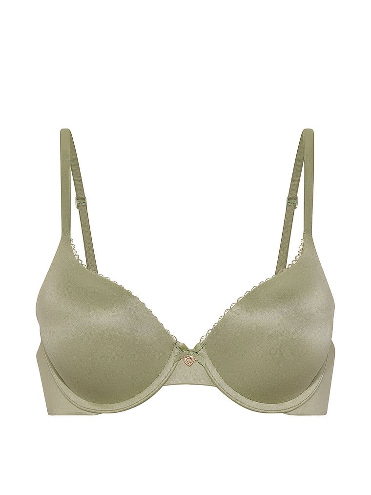 Biustonosz push-up Perfect Shape Smooth. Produkt ma kolor zielony i pochodzi z kolekcji Body by Victoria. 