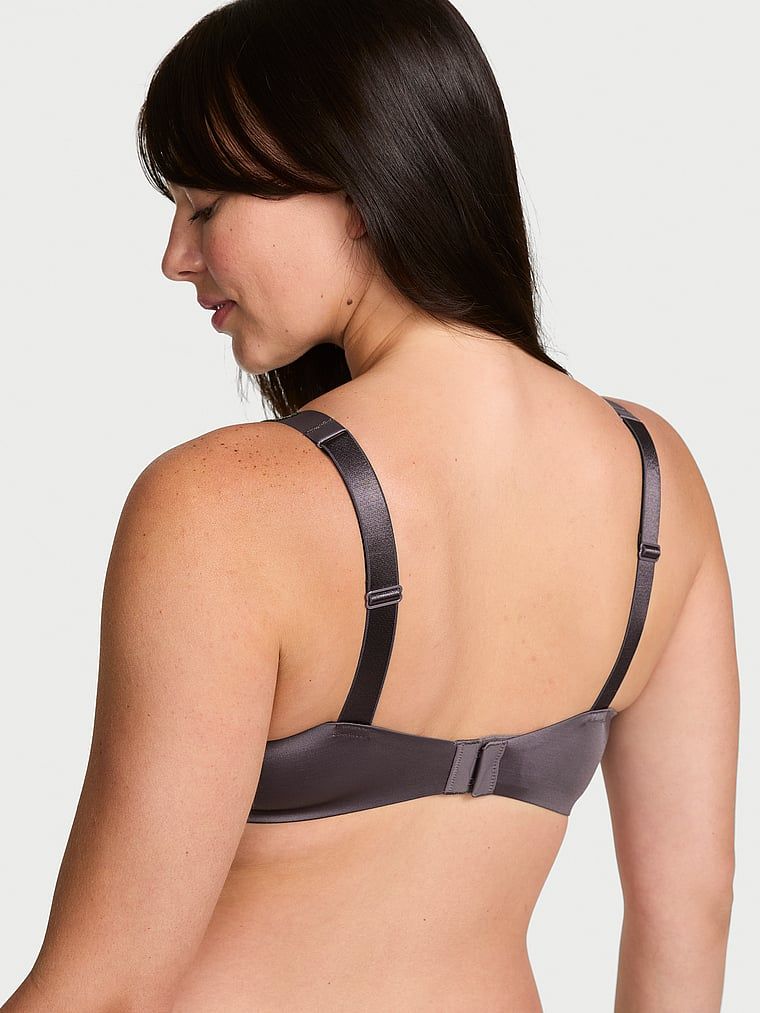 Biustonosz push-up Shine Strap. Produkt ma kolor szary i pochodzi z kolekcji Very Sexy. 