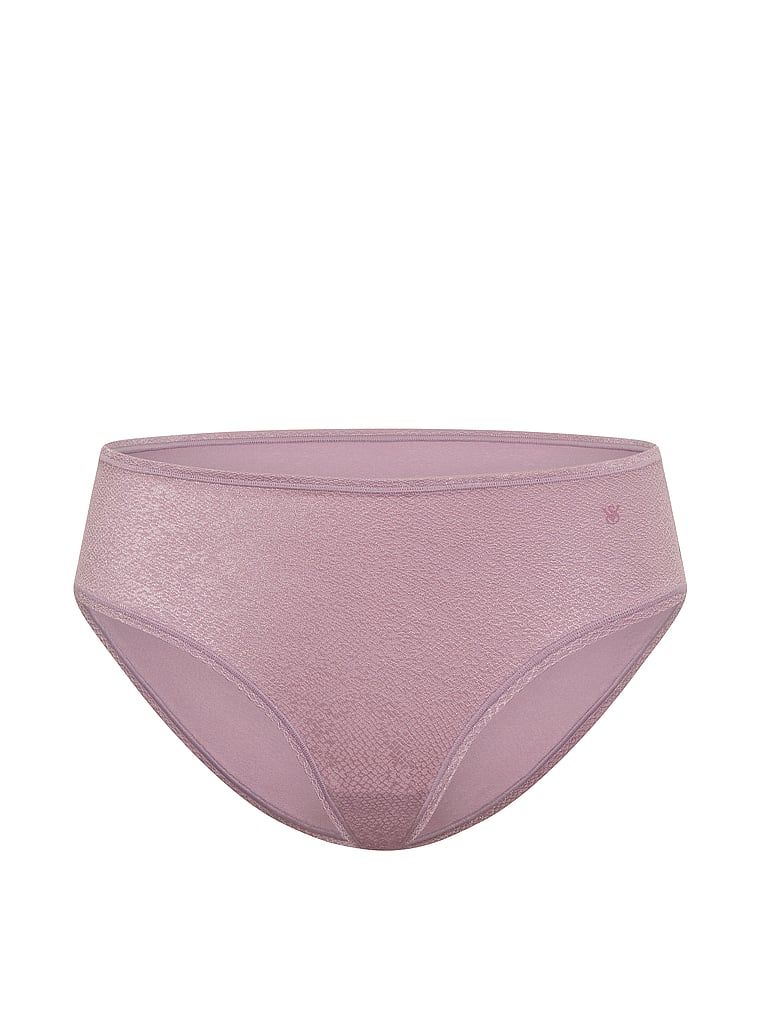 Majtki ze średnim stanem No-Show Bikini. Produkt ma kolor różowy i pochodzi z kolekcji No-Show. 