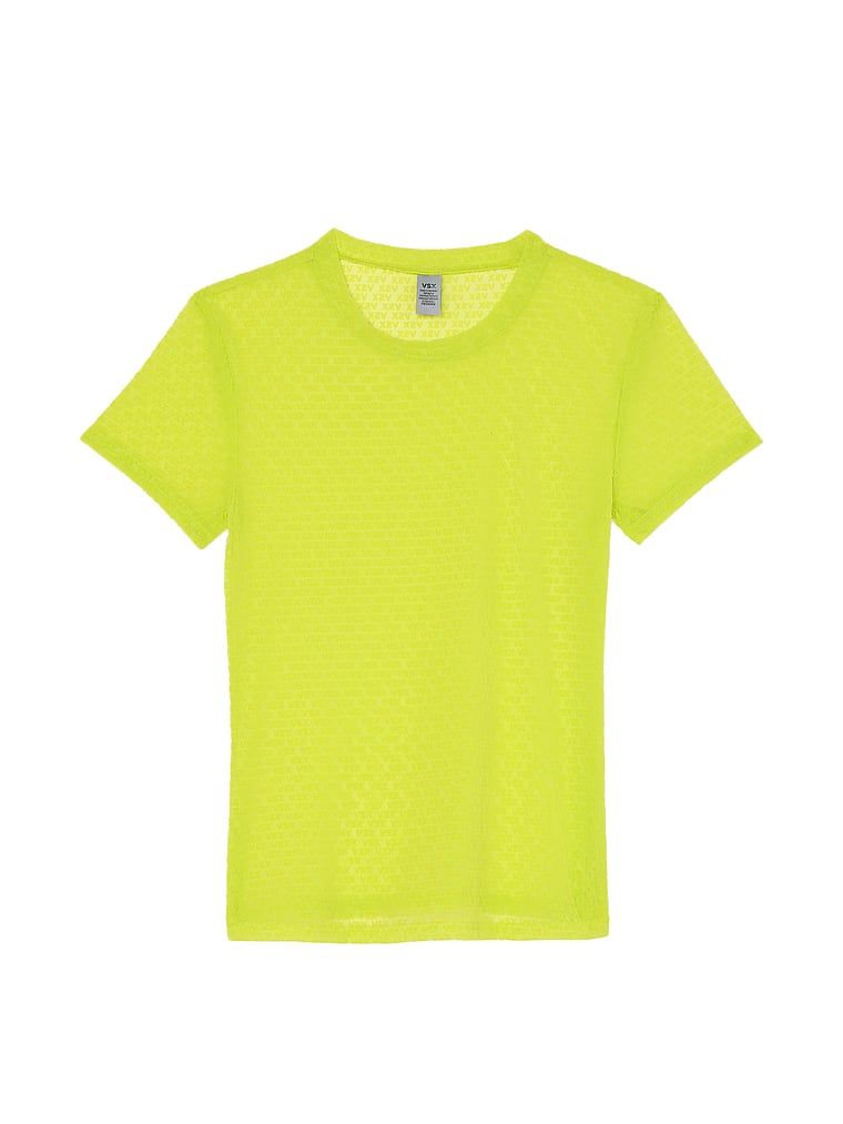 VSX T-shirt prześwitujący z logo VSX Logo Mesh