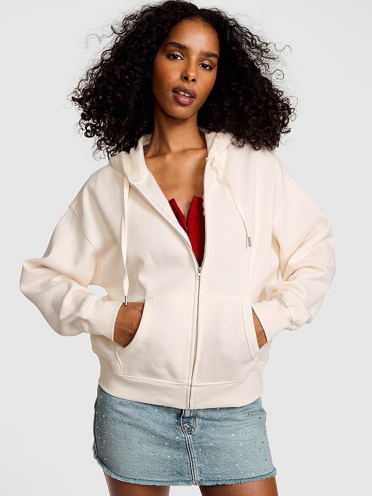 Bluza z kapturem Campus Fleece™ z pełnym zamkiem
