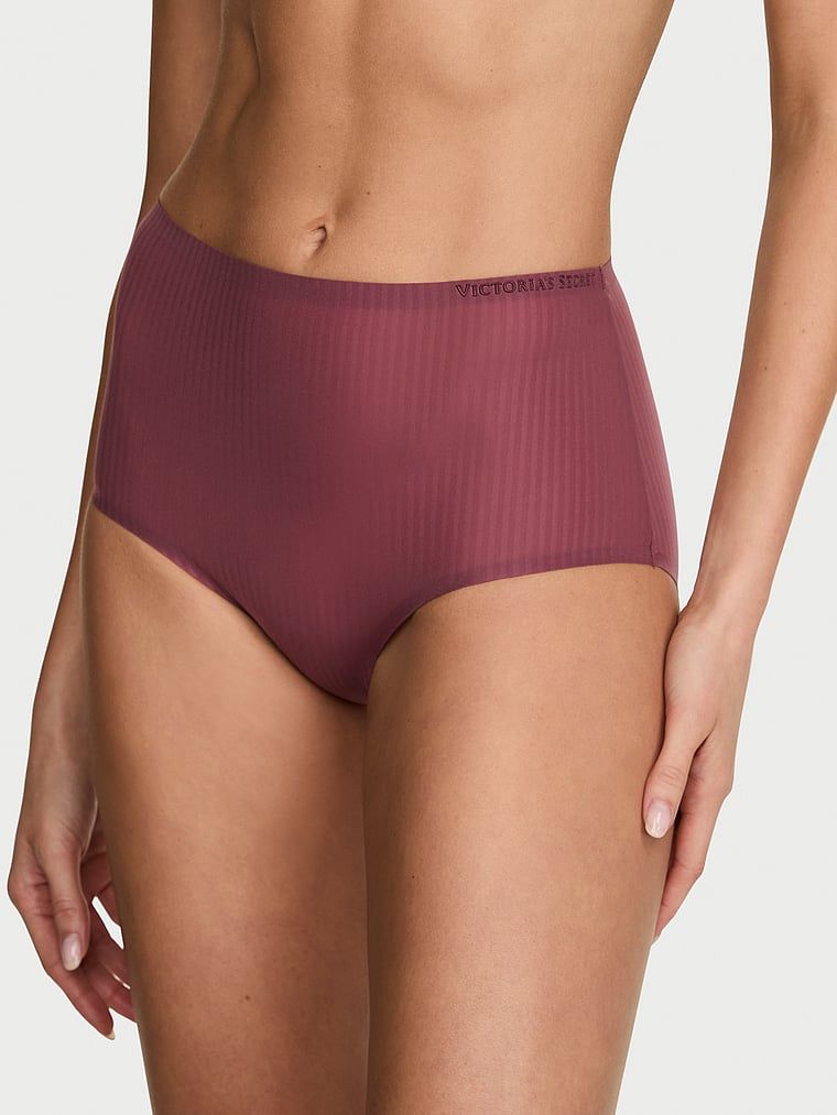 Body by Victoria Majtki z wysokim stanem Flex Shadow Stripe Brief