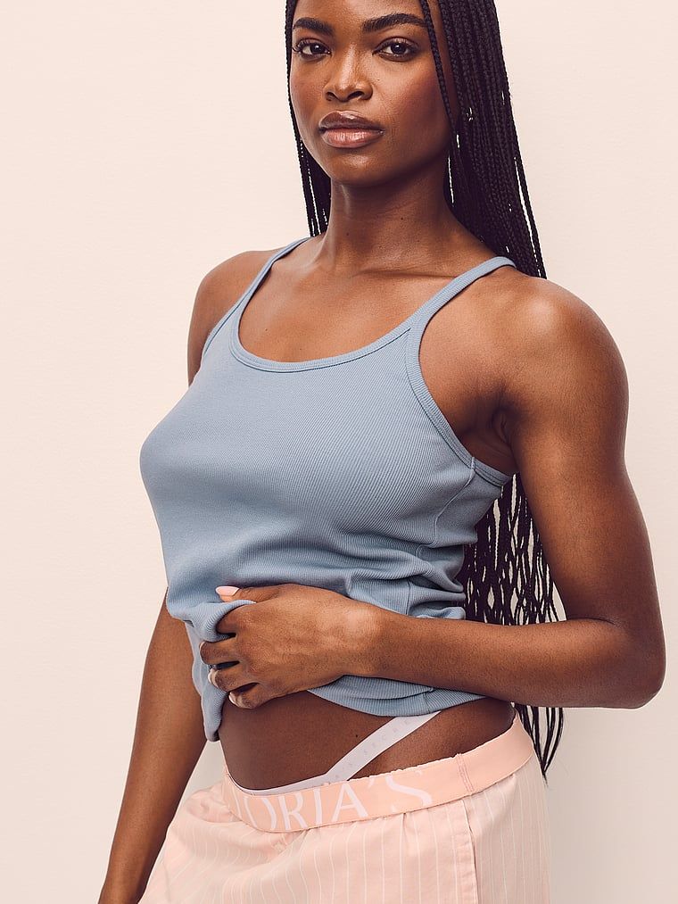 Spodnie od piżamy bawełniane Mix & Match Heritage. Produkt jest wzorzysty i pochodzi z kolekcji Victoria's Secret. 