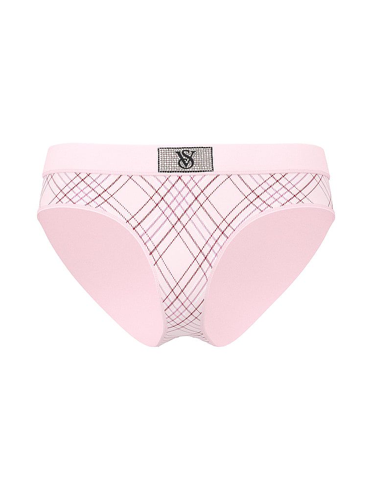 Majtki bawełniane z logo Shine Patch Velvet Hiphugger. Produkt jest wzorzysty i pochodzi z kolekcji Cotton. 