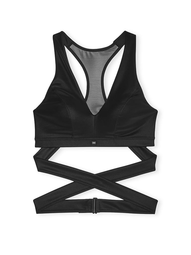 VSX Biustonosz sportowy z lekkim wsparciem VSX SuedeEffect Plunge