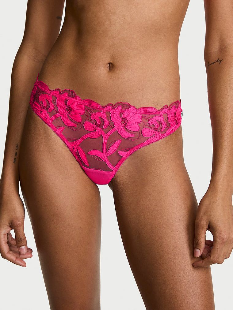 Dream Angels Stringi z haftem Pop Floral