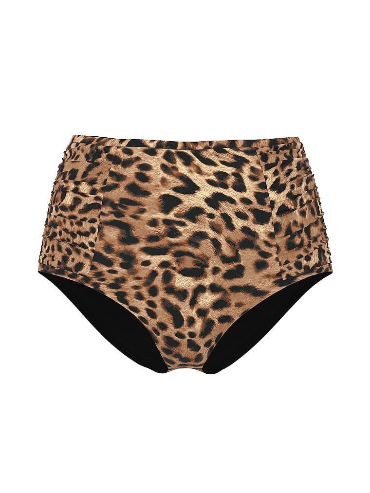 Dół od bikini z wysokim stanem Ultimate. Produkt jest wzorzysty i pochodzi z kolekcji Victoria's Secret Swim. 