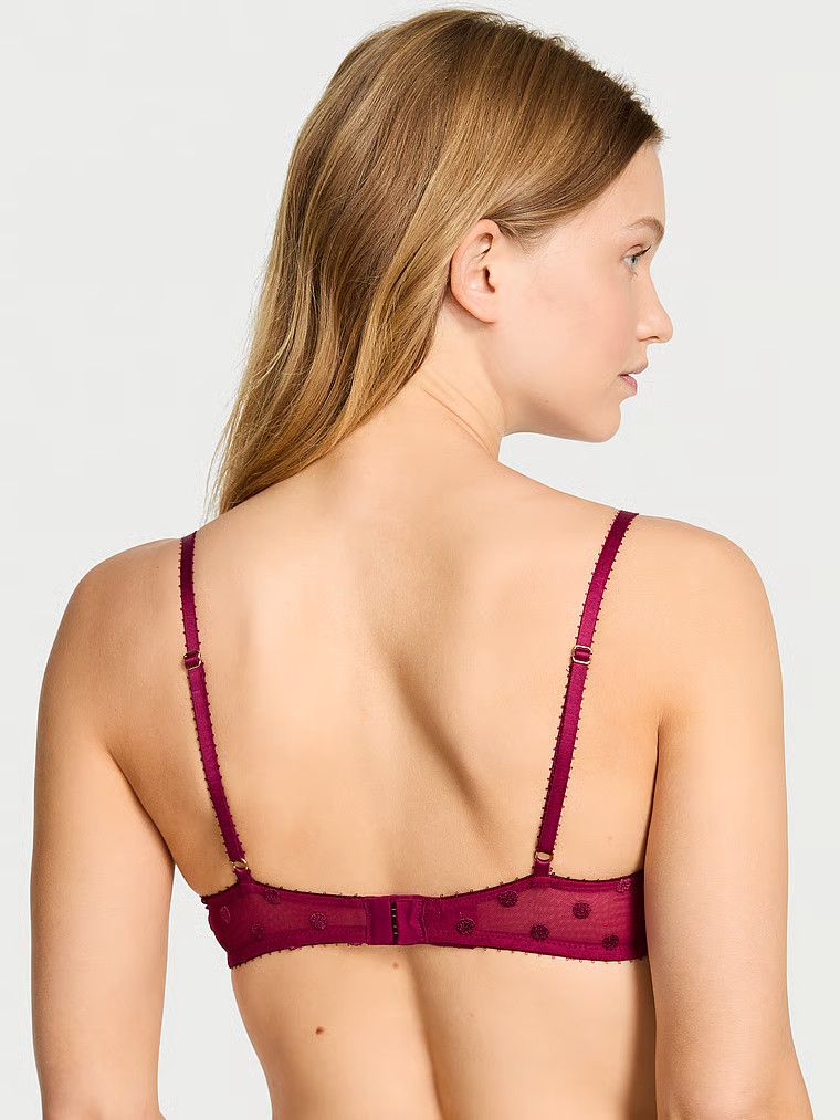 Very Sexy Biustonosz nieusztywniany Sheer Heritage Dot Demi