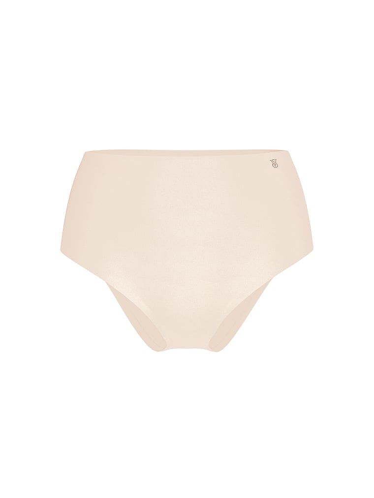 Majtki z wysokim stanem Luxe Contour Cheeky. Produkt ma kolor beżowy i pochodzi z kolekcji Body by Victoria. 