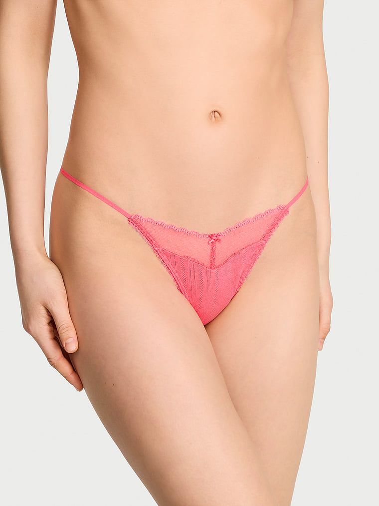 Victoria's Secret Stringi Lace Pointelle