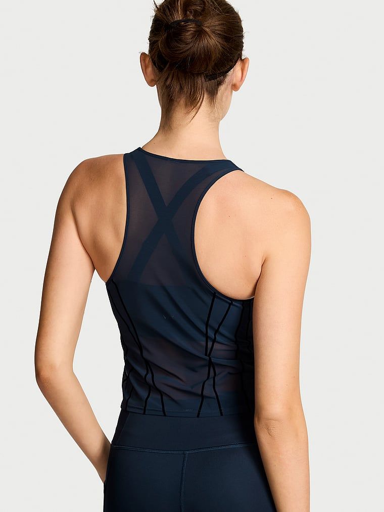 Top sportowy z siateczki VSX Flocked Mesh. Produkt ma kolor niebieski i pochodzi z kolekcji VSX. 