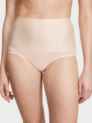 Body by Victoria Majtki modelujące z wysokim stanem Smoothing Shimmer Brief