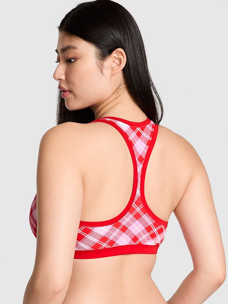 Braletka Cotton Dorm Unlined Racerback