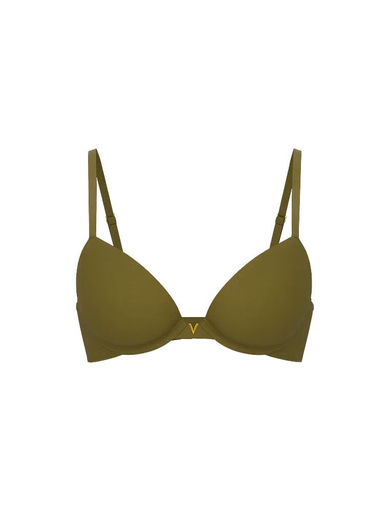 Biustonosz push-up Smooth. Produkt ma kolor zielony i pochodzi z kolekcji Dream Angels. 