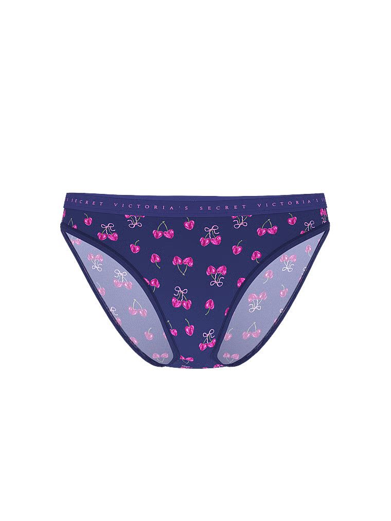 Majtki bawełniane Bikini. Produkt jest wzorzysty i pochodzi z kolekcji Victoria's Secret. 