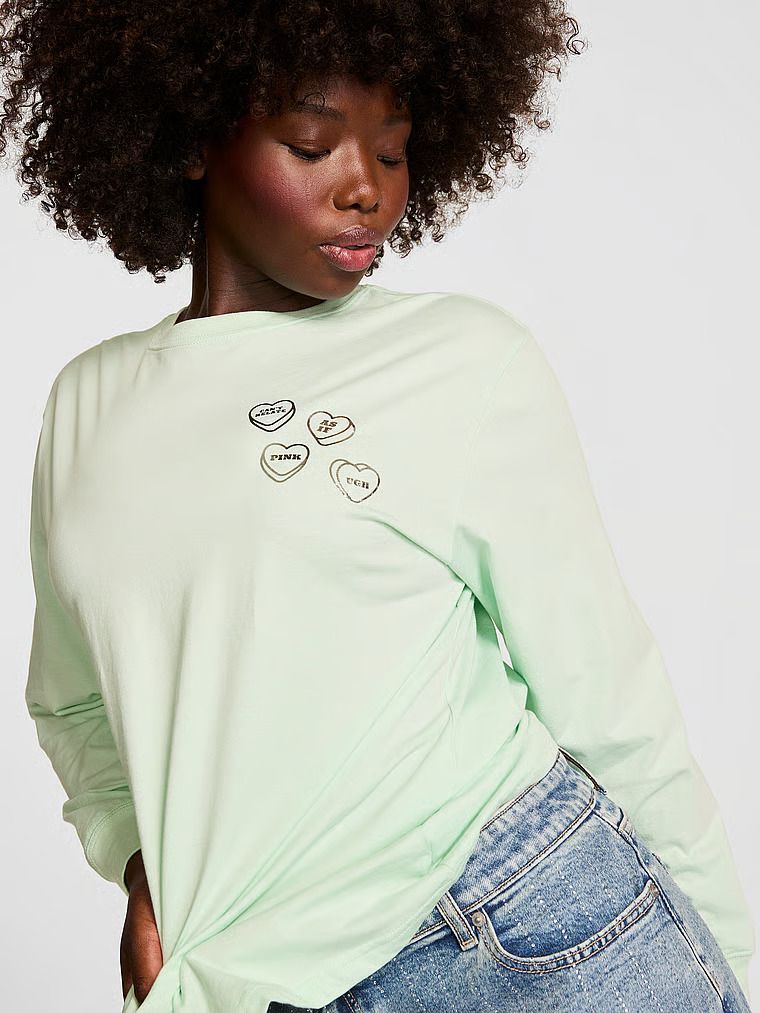 Bawełniany longsleeve Campus