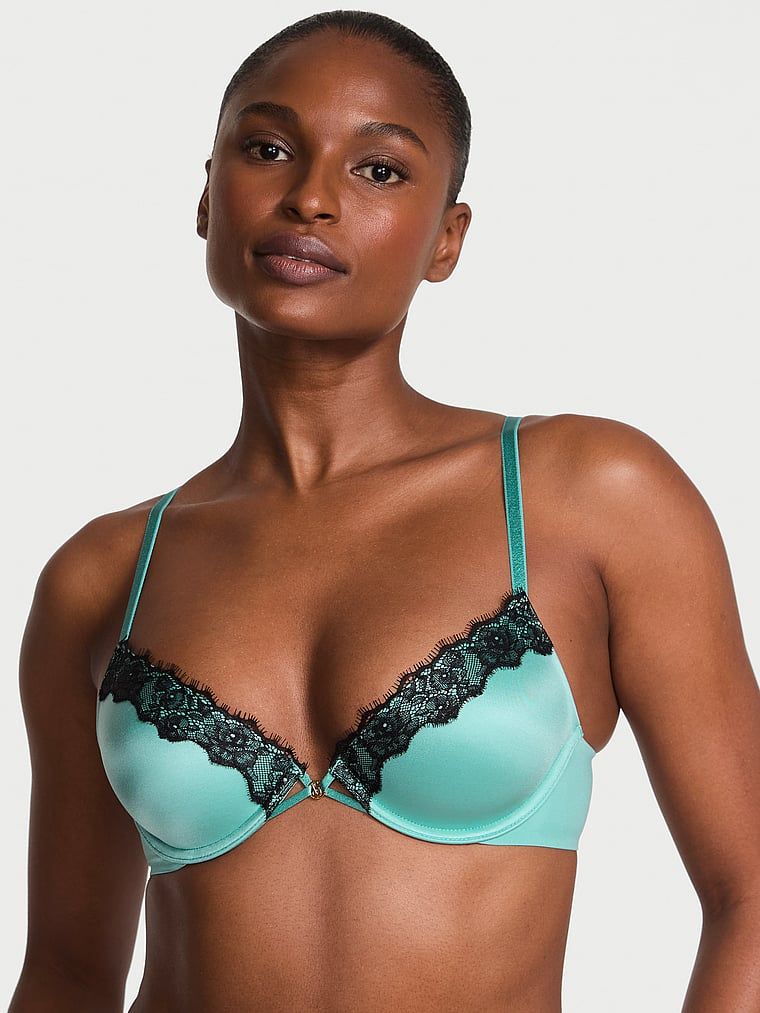Very Sexy Biustonosz lekko usztywniany ze wstawkami z koronki Lace-Trim Demi