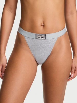 Cotton Majtki bawełniane figi w stylu lat 90-tych Shine Patch Logo