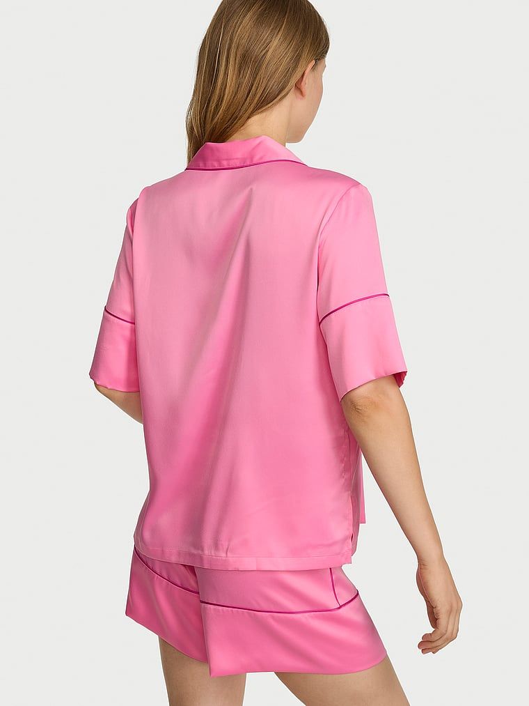 Victoria's Secret Piżama satynowa z szortami Signature