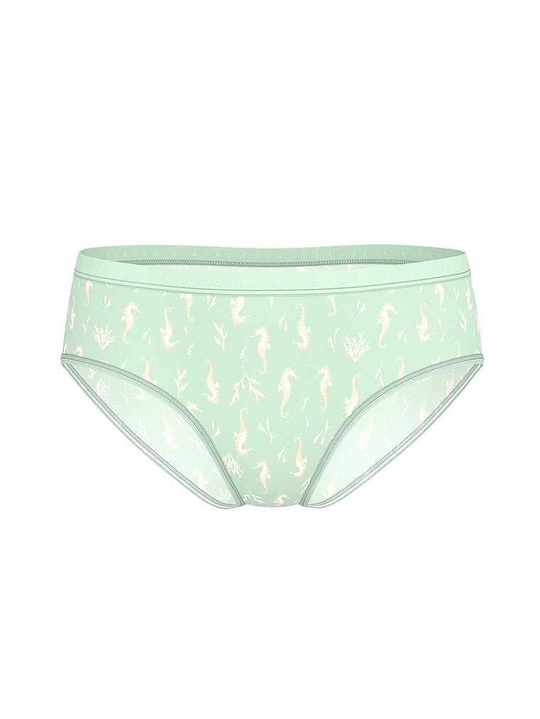 Majtki bawełniane Hiphugger. Produkt jest wzorzysty i pochodzi z kolekcji Victoria's Secret. 