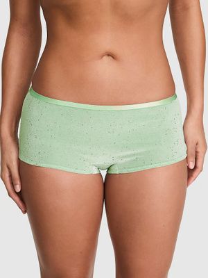 PINK Welurowe majtki boyshort Plush Touch