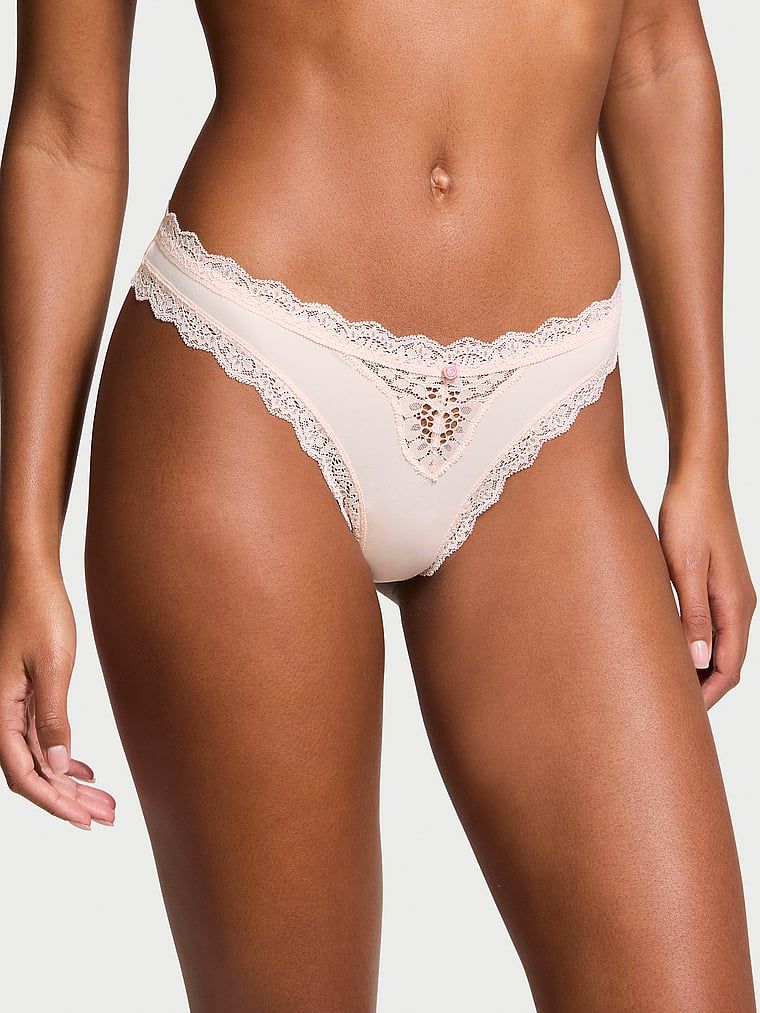 Dream Angels Stringi z koronką Lace Trim
