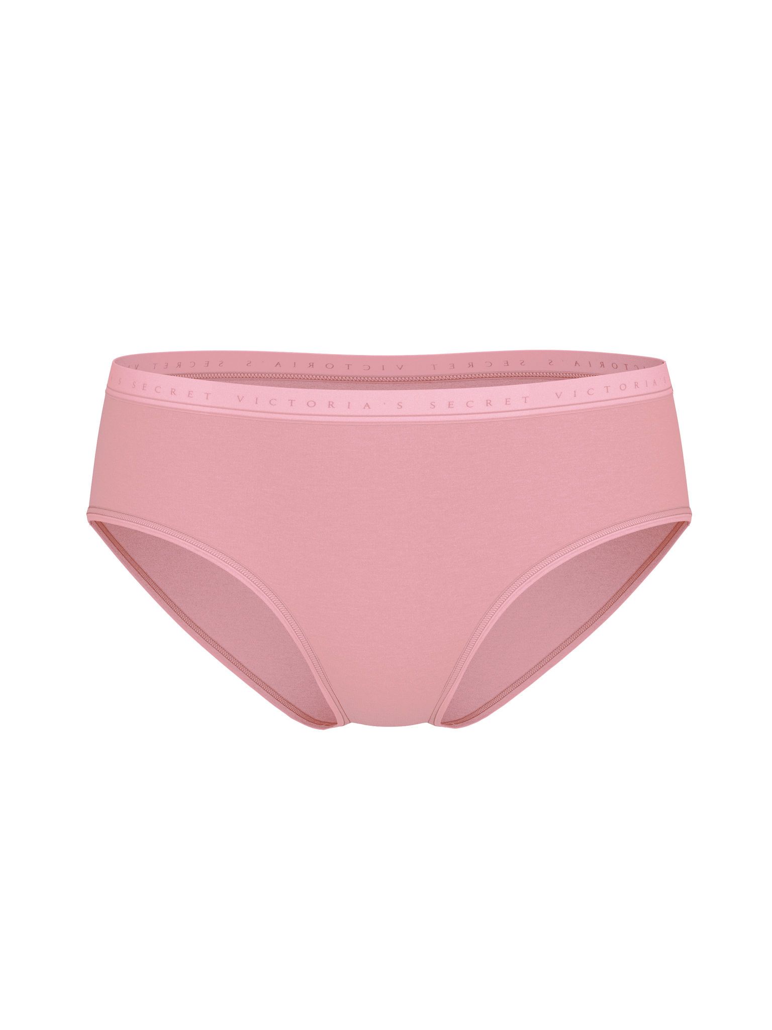 Majtki bawełniane Hiphugger. Produkt ma kolor różowy i pochodzi z kolekcji Victoria's Secret. 