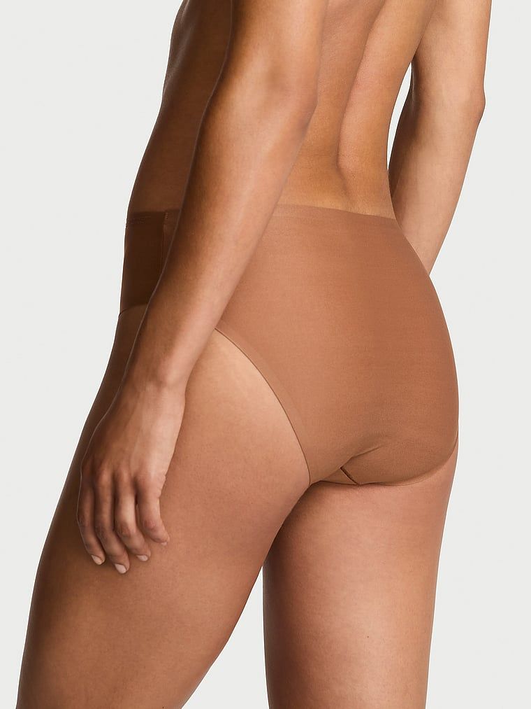 Majtki z mikrofibry Flex Bikini. Produkt ma kolor brązowy i pochodzi z kolekcji Body by Victoria. 