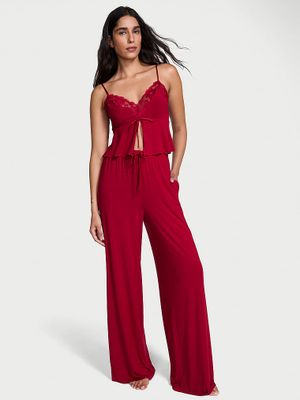 Victoria's Secret Zestaw z modalu do spania - top i spodnie