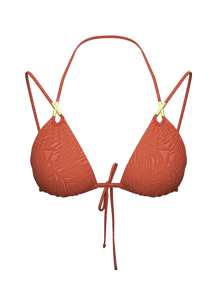 Góra od bikini Archives Sexy Straps Triangle. Produkt ma kolor pomarańczowy i pochodzi z kolekcji Victoria's Secret Swim. 