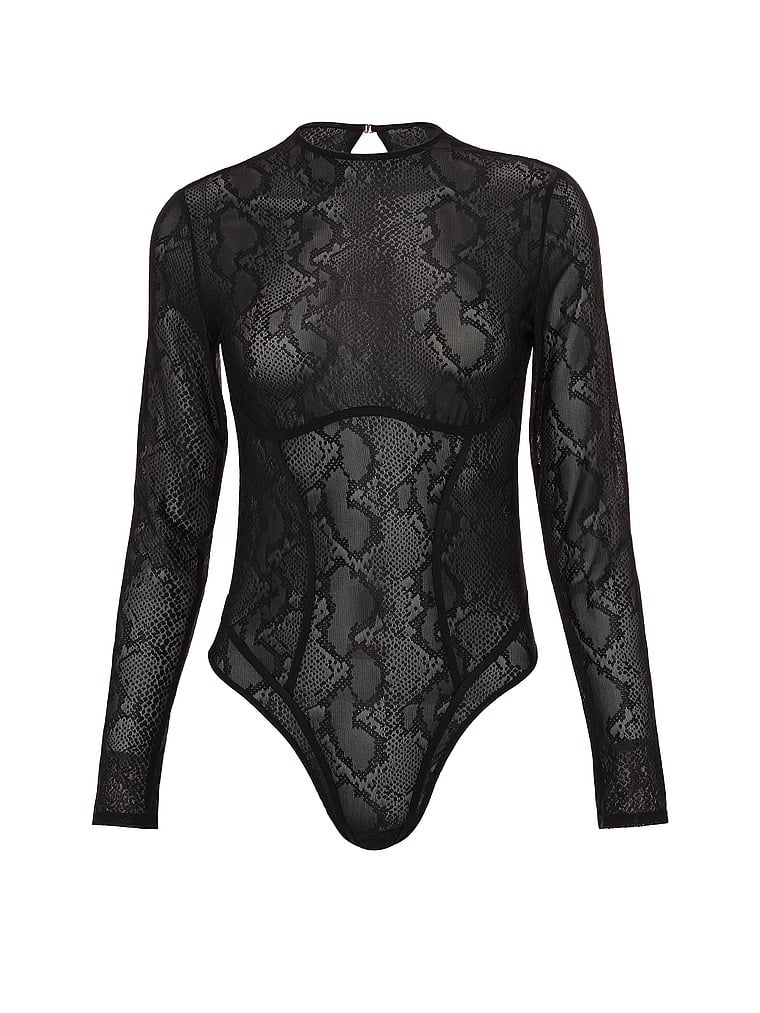 Body z długimi rękawami Viper. Produkt ma kolor czarny i pochodzi z kolekcji Very Sexy. 