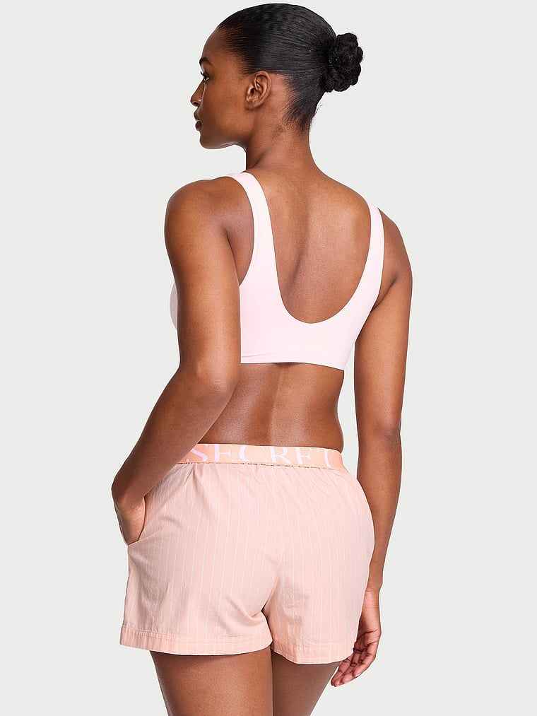 Szorty od piżamy bawełniane Mix & Match Heritage. Produkt jest wzorzysty i pochodzi z kolekcji Victoria's Secret. 