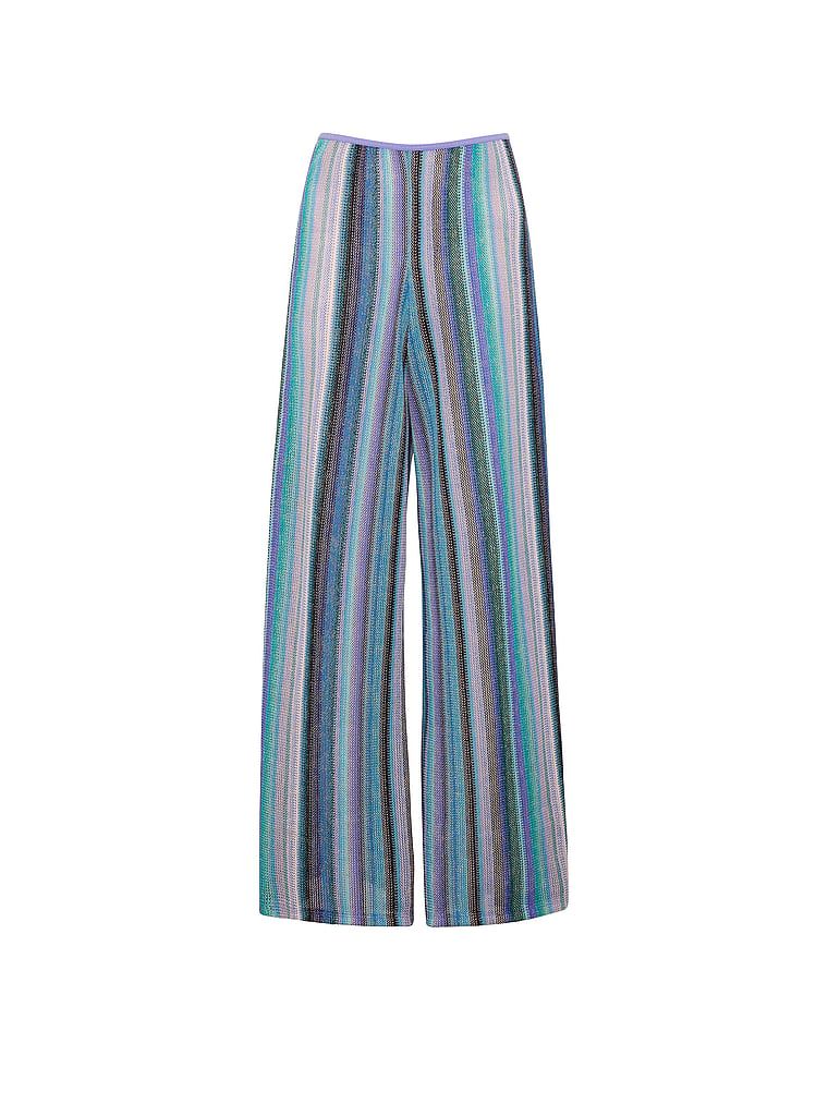 Spodnie na plażę Beachwear Shimmer Knit. Produkt jest wzorzysty i pochodzi z kolekcji Victoria's Secret Swim. 