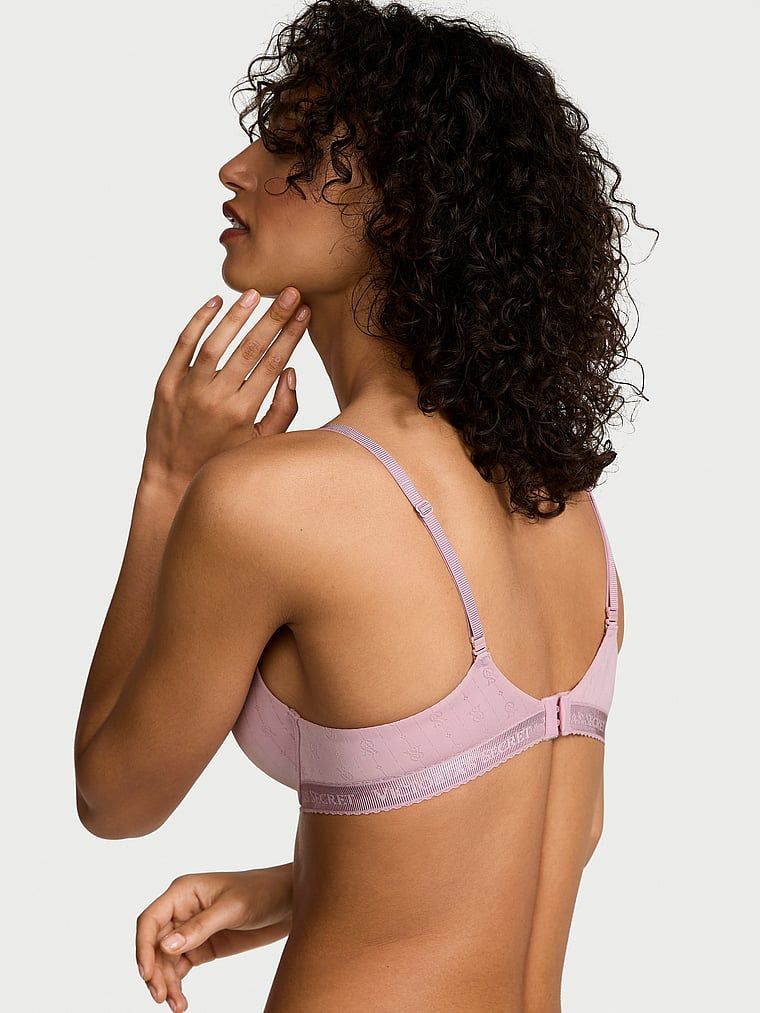 T-shirt Biustonosz push-up Pointelle Logo Perfect Shape