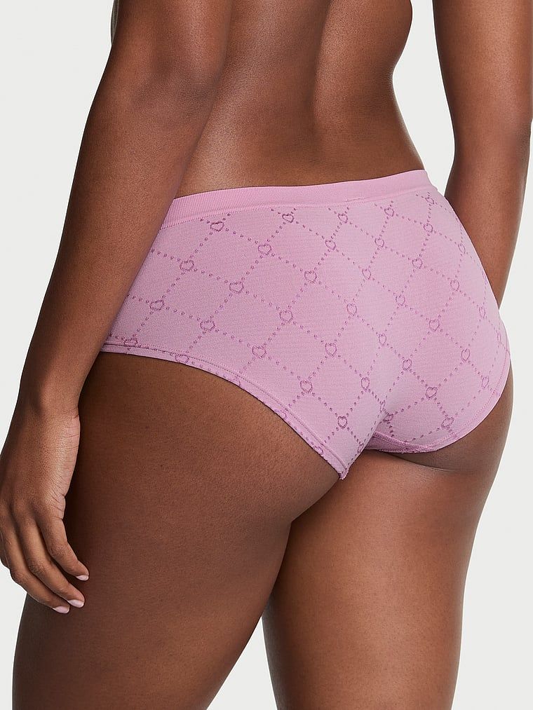 Majtki Seamless Quilted Hearts Hiphugger. Produkt jest wzorzysty i pochodzi z kolekcji Seamless. 