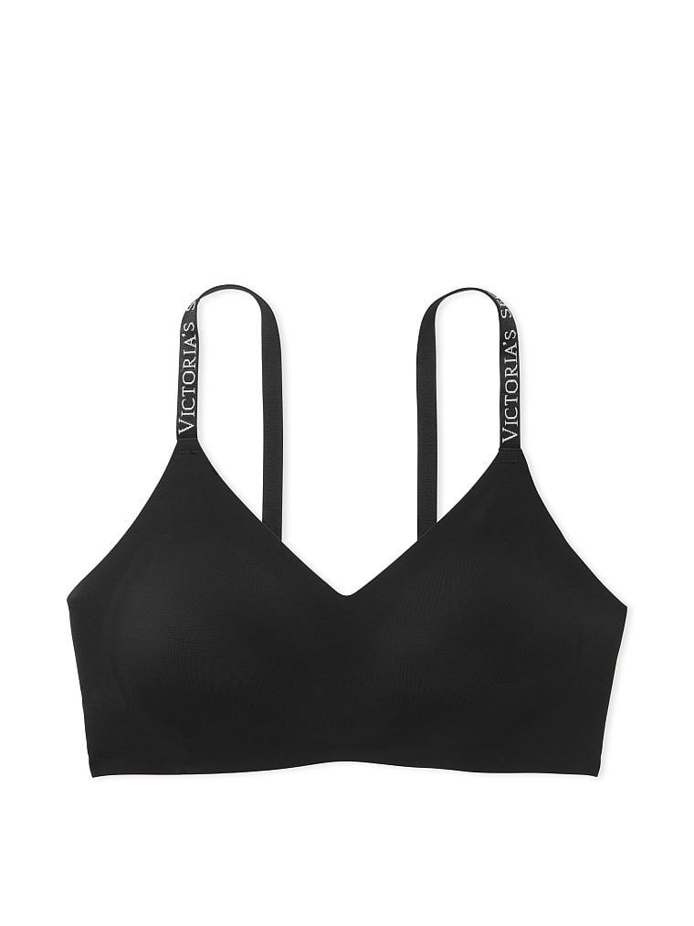 Biustonosz lekko usztywniany braletka bez fiszbin Comfort. Produkt ma kolor czarny i pochodzi z kolekcji Body by Victoria. 