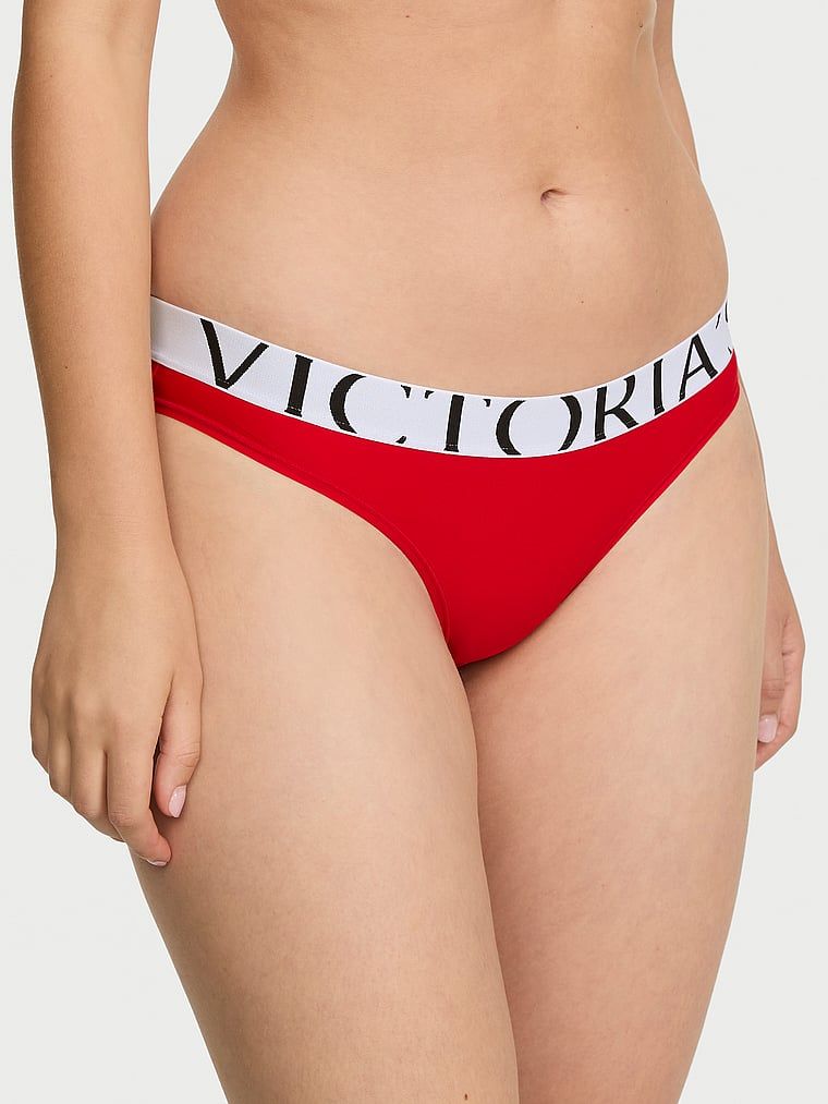 Victoria's Secret Stringi z logo Cool
