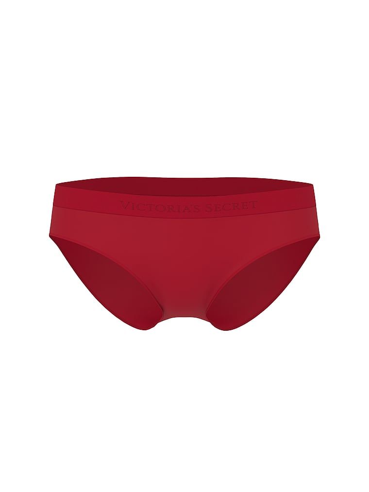 Majtki bezszwowe Shine Bikini. Produkt ma kolor czerwony i pochodzi z kolekcji Seamless. 