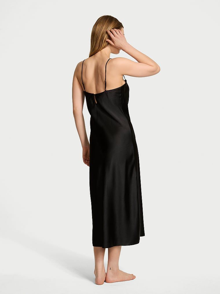 Victoria's Secret Suknia długa satynowa maxi Luxe