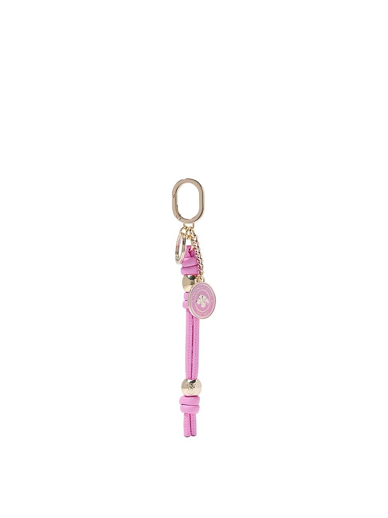Pink Hibiscus Rope Brelok do torebki