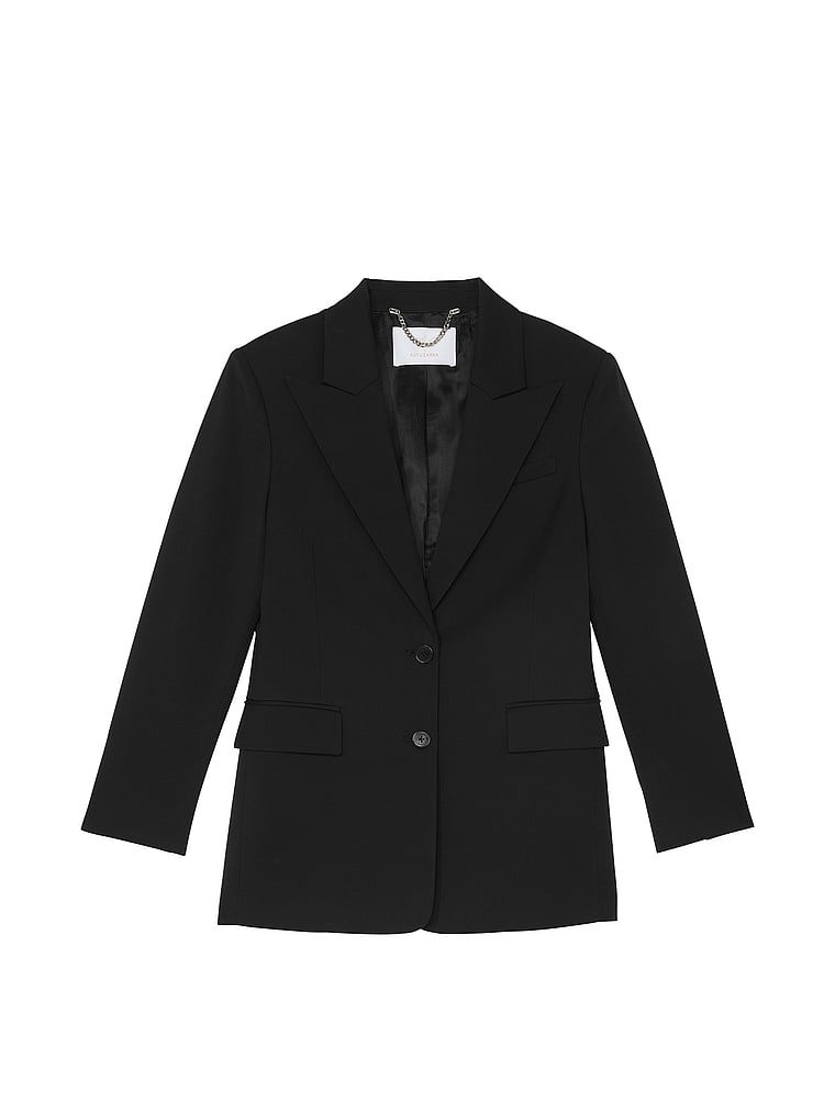 Marynarka damska z wiskozy i wełny Atelier X Altuzarra. Produkt ma kolor czarny i pochodzi z kolekcji Atelier Victoria's Secret x Altuzarra. 
