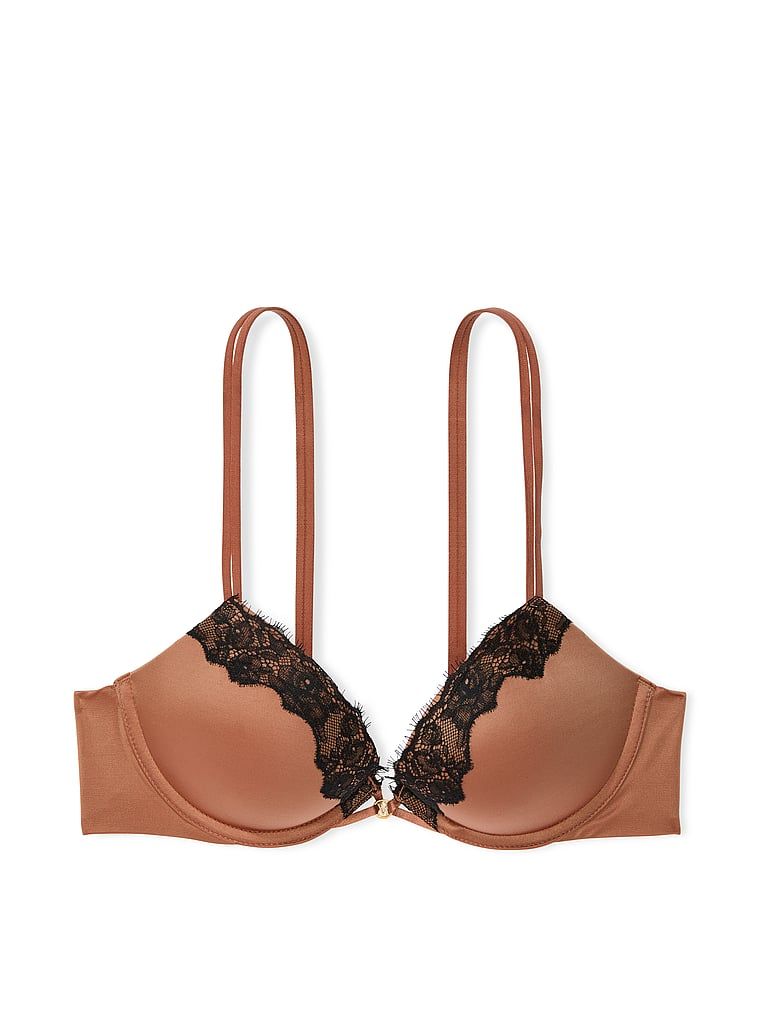Very Sexy Biustonosz push-up ze wstawkami z koronki Smooth Lace-Trim