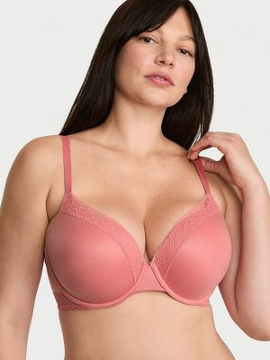 Body by Victoria Biustonosz push-up z koronką Perfect Shape Lace-Trim