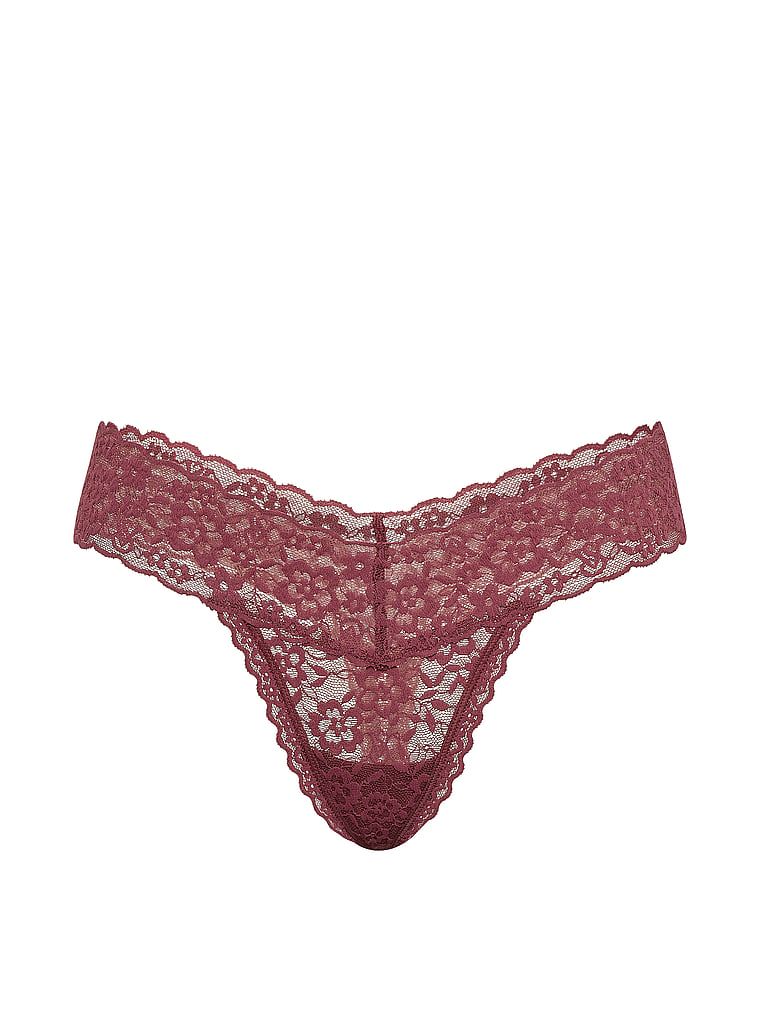 Stringi koronkowe Lace. Produkt ma kolor różowy i pochodzi z kolekcji Lacie. 