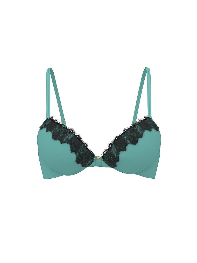 Very Sexy Biustonosz push-up ze wstawkami z koronki Smooth Lace-Trim