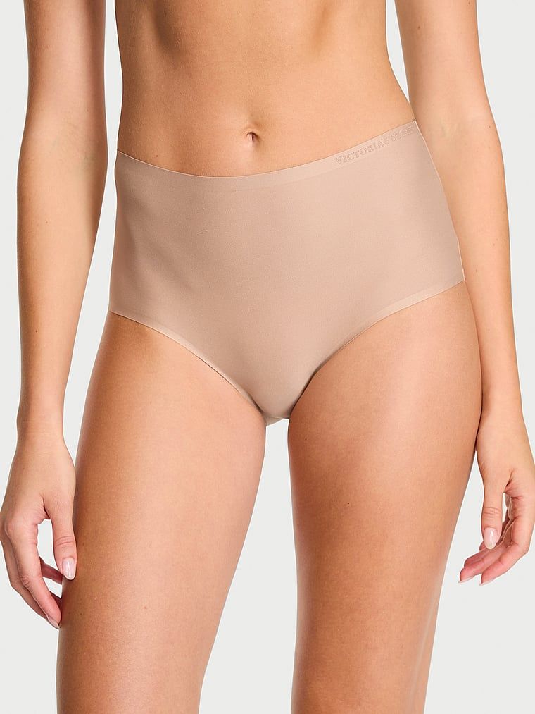 Majtki figi z wysokim stanem Flex. Produkt ma kolor beżowy i pochodzi z kolekcji Body by Victoria. 