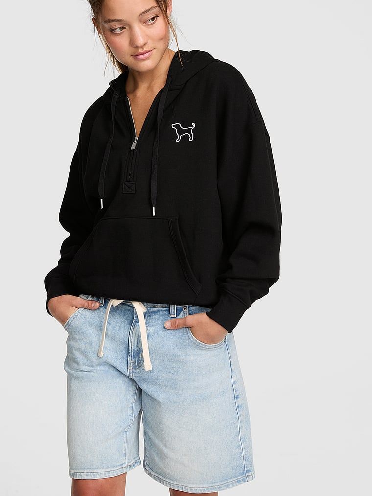 Bluza z kapturem Campus Fleece™ z krótkim zamkiem