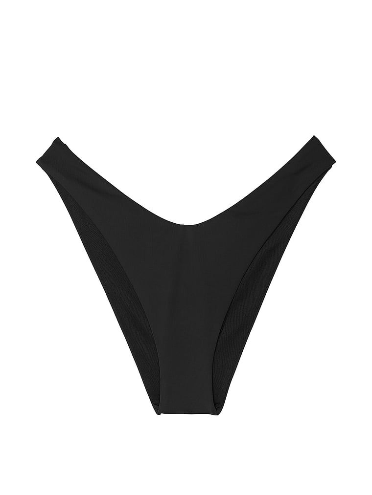 Dół od bikini Essential Brazilian. Produkt ma kolor czarny i pochodzi z kolekcji Victoria's Secret Swim. 