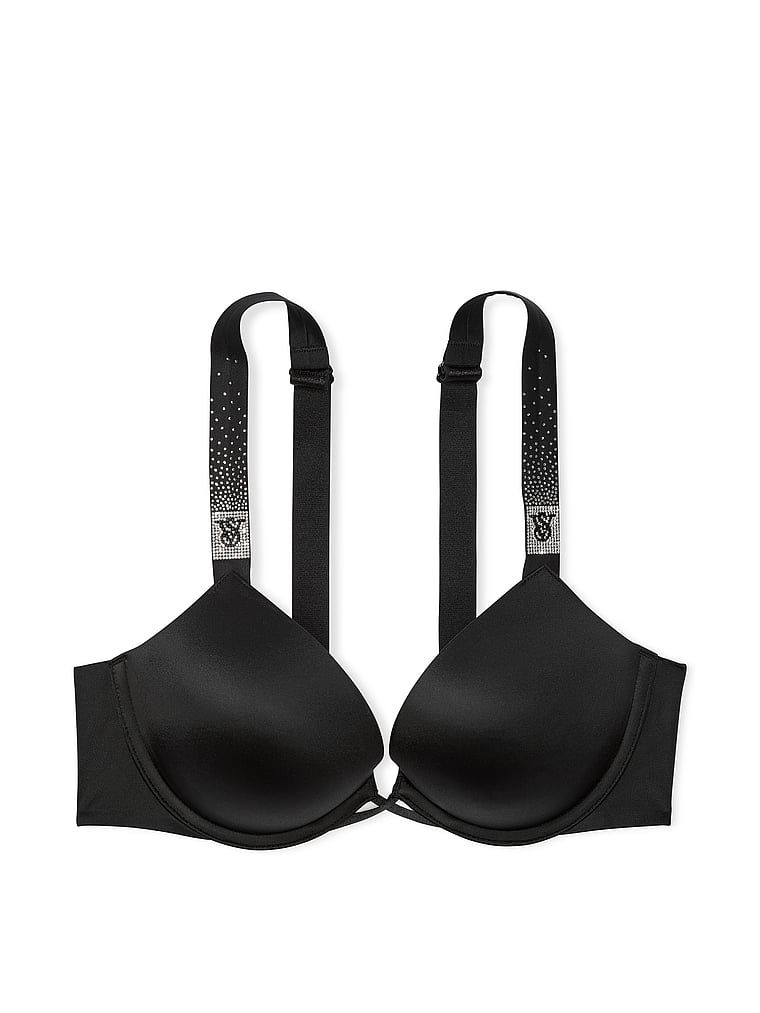 Very Sexy Biustonosz push-up powiększający o 2 rozmiary Bombshell Scattered Shine Strap